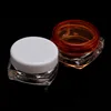 10 Pcs transparent small square bottle 5g Cosmetic Empty Jar Pot Eyeshadow Lip Balm Face Cream Sample Container ► Photo 3/6