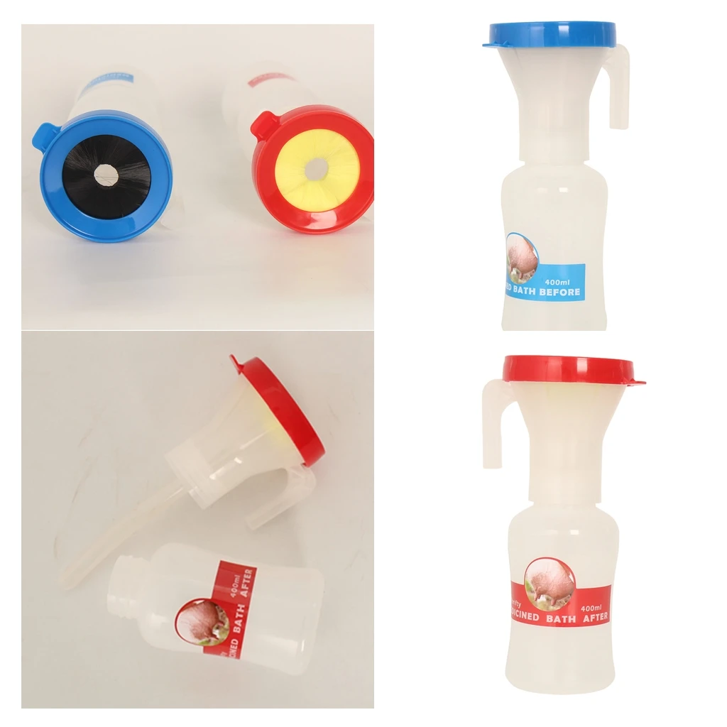 Teat Dip Cup for Cow Goat Sheep Nipple Cleaning Disinfection Bath