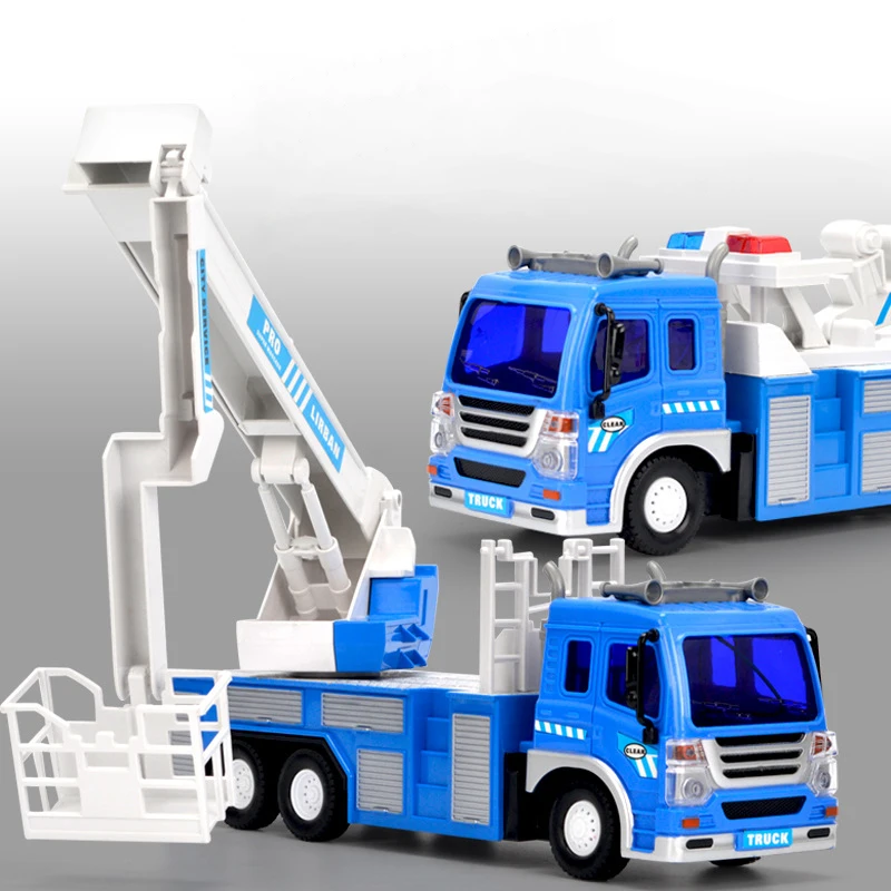 Children RC Trucks Electric Radio Remote Control Car Fire Rescue/Sprinkler/Trailer Engineering Vehicle Truck 2019 Toy Boys Kids