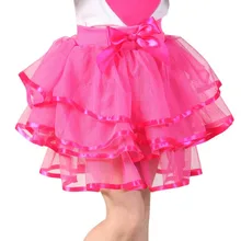 Летняя юбка для девочек милые фатиновые плиссированные юбки принцессы Детские вечерние балетные мини-юбки выше колена для девочек Новинка