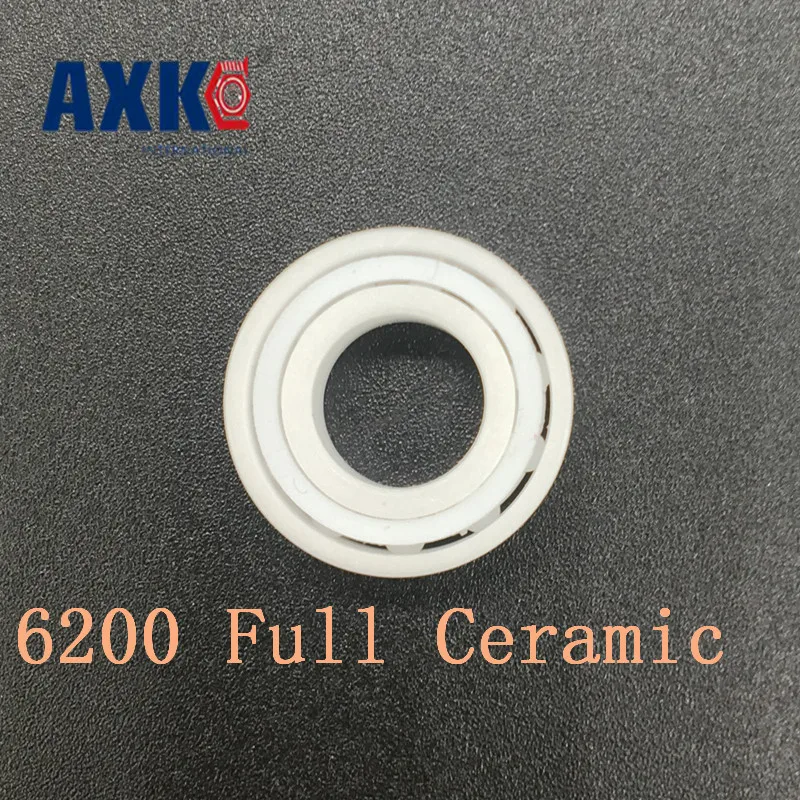 Axk 6200 Полный керамический подшипник (1 шт.) 10*30*9 мм Zro2 материал 6200ce полностью из