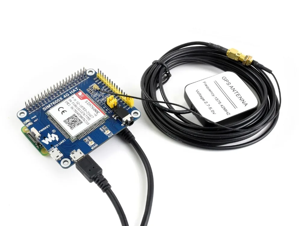 Beste Waveshare 4G 3G 2G Gsm Gprs Gnss Hoed Voor Raspberry Pi Nul  Zero W Zero Wh 2B 3B 3B +, gebaseerd Op SIM7600E H, Dial Up