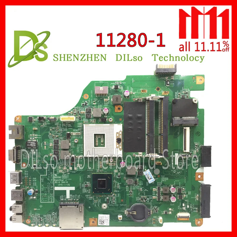 Prix KEFU 11280 1 pour dell 3520 DV15 MLK MB 11280 1 PWB MXRD2 REV a00 mère d ordinateur portable POUR dell INSPIRON 3520 HM75 Test