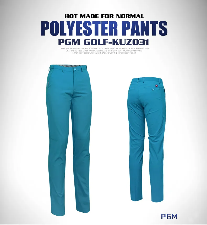 PGM весенне-летние брюки для гольфа Мужские дышащие быстросохнущие брюки для гольфа водонепроницаемые прямые брюки для гольфа одежда для гольфа