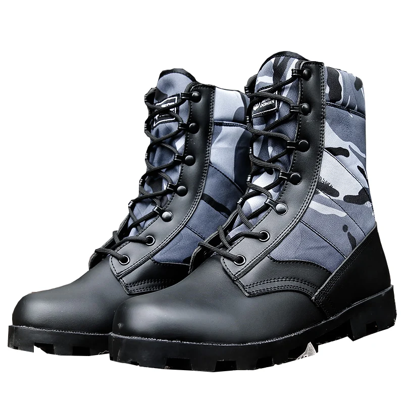 Outdoor Military Tactical Hiking Shoes Army Snow Camouflage Hunting