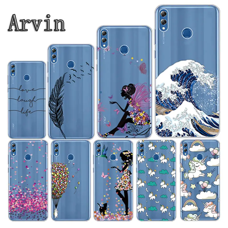Arvin силиконовые чехлы для Huawei Honor 8X мягкий ТПУ чехол 6X 4X 4A 5X V8 8 5C окрашенный Max |