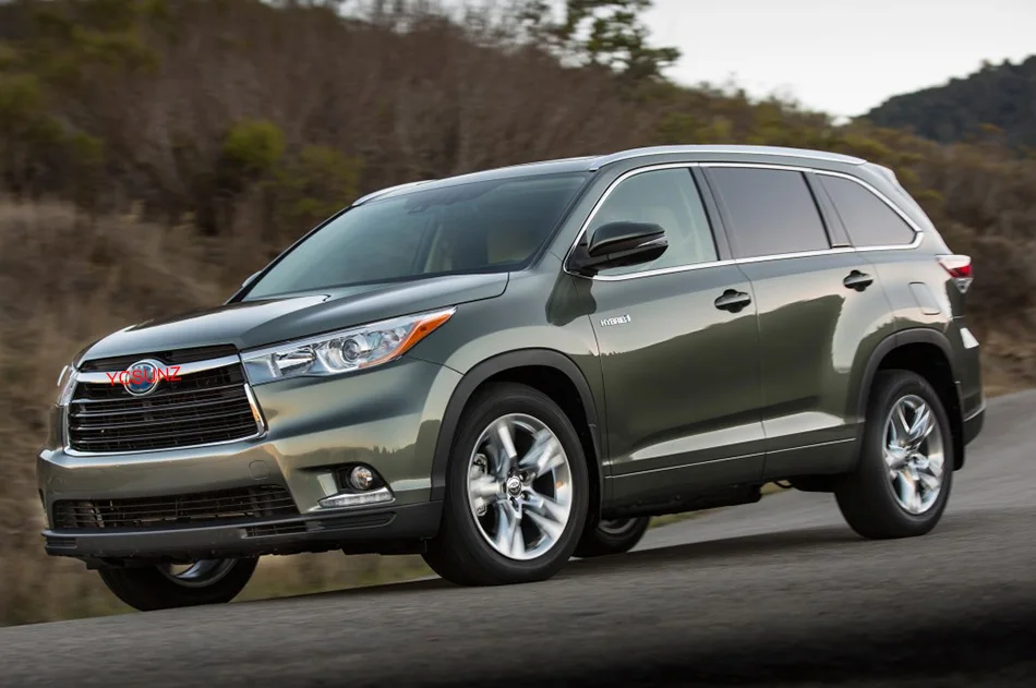 Хромированная крышка ручки двери для toyota high Lander 2014 2015 2016 аксессуары ручка ABS чаша