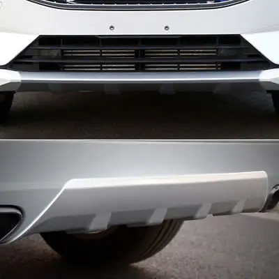 

ABS Plastic Front&Rear Bumper Protector Skid Plate 2pcs For Volvo XC60 2018