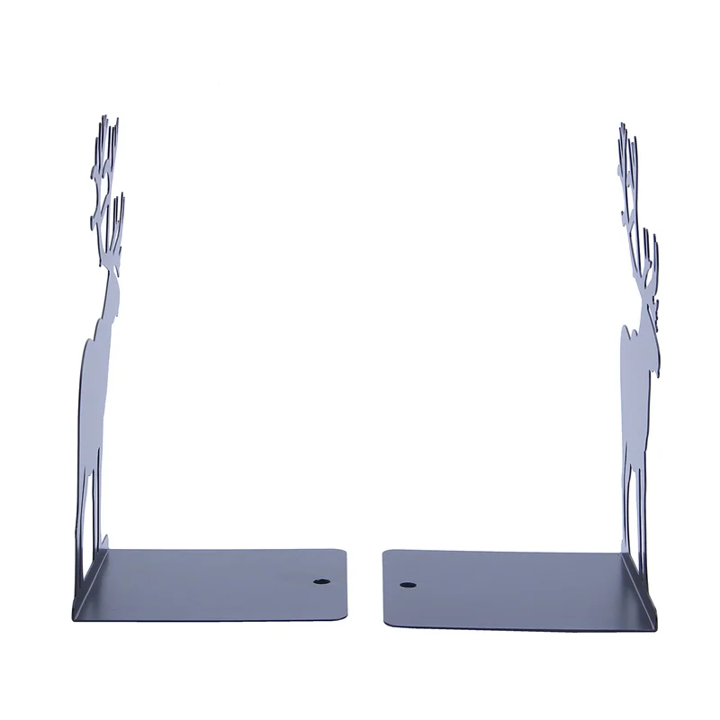 

1 Pair Elk Non-skid Bookends Art Bookend Keeps books vertically organized