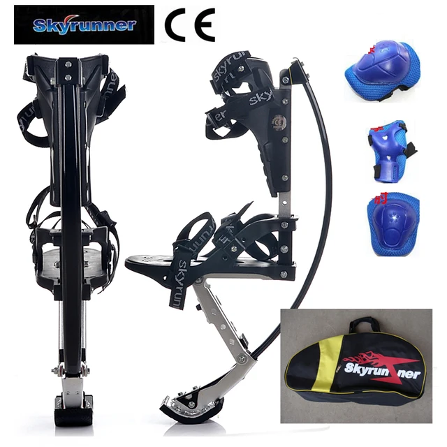 Cheap Skyrunner Jumpping stilts Kids Kangaroo Shoes Jump Fitness Bounce Rebound Shoes With Port Bag