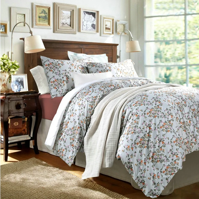 home textile,Luxury 60S Satin Cotton French Chic Bedding king/queen