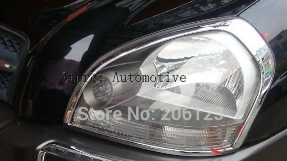 

2005-2009 for Hyundai Tucson ABS Chrome Front headlight Lamp Cover