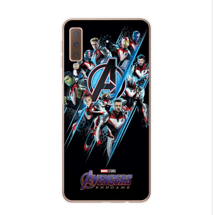 Супергерои Marvel Мстители: Endgame силиконовые чехлы для телефонов для samsung Galaxy A7 A750 A10 A30 A50 M10 M20 A6 A8 - Цвет: TPU