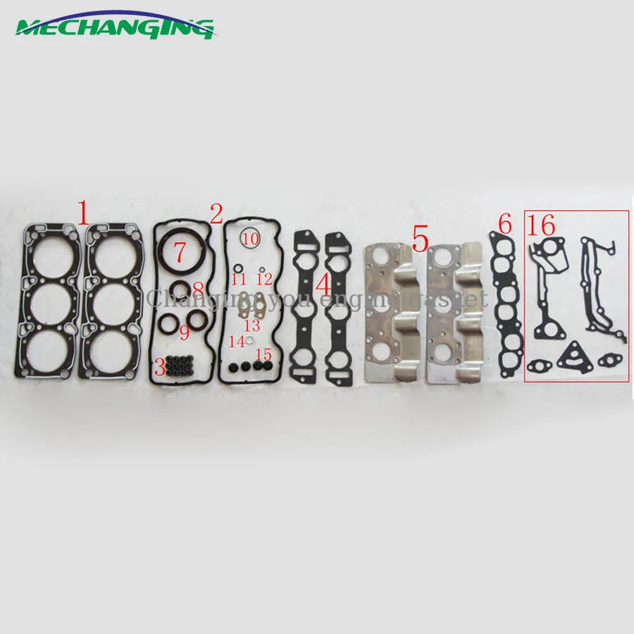 

FOR CHRYSLER VOYAGER II OR LE 3.0 I Engine Gasket Set 6G72 12V Engine parts Automotive Spare Parts Overhaul Package MD997312