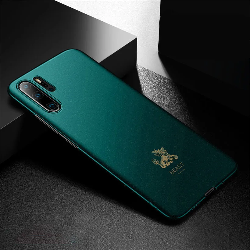 Для huawei P30 Pro Чехол P30 матовый чехол пластиковый защитный чехол Coque Aixuan huawei P30 Pro Чехол с бесплатной пленкой для экрана - Цвет: green