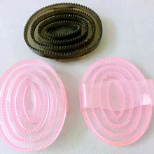 Оборудование для верховой езды, товары для ухода за лошадью, Массажная щетка, 2 цвета