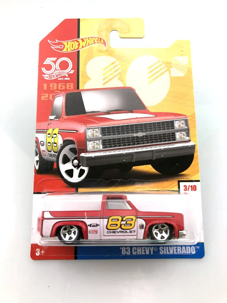 Hot Wheels 1: 64 спортивный автомобиль CHEVY DOGE FORD 50th anniversary Collector Edition металлическая литая под давлением Модель гоночного автомобиля подарок ребенку