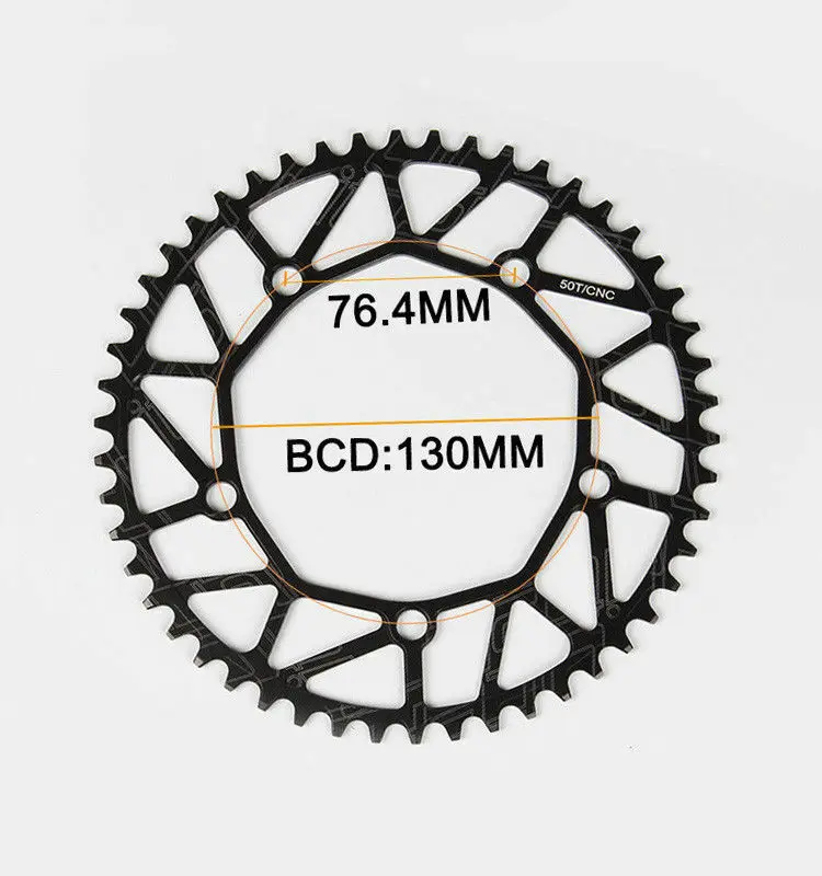 Litepro BMX 130BCD цепное кольцо для велосипеда узкая широкая цепь Кольцо складной велосипедная Звездочка 50-58T дисковые цепные болты