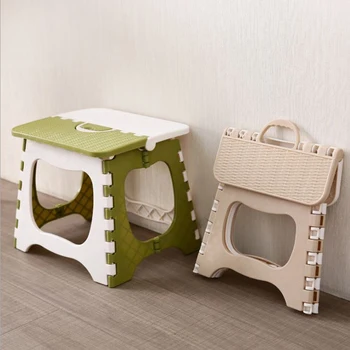 

Folding stool Folding seat Folding step Plastic Folding Thicken Step Portable Child Stools Fashion Thick plastic small stool