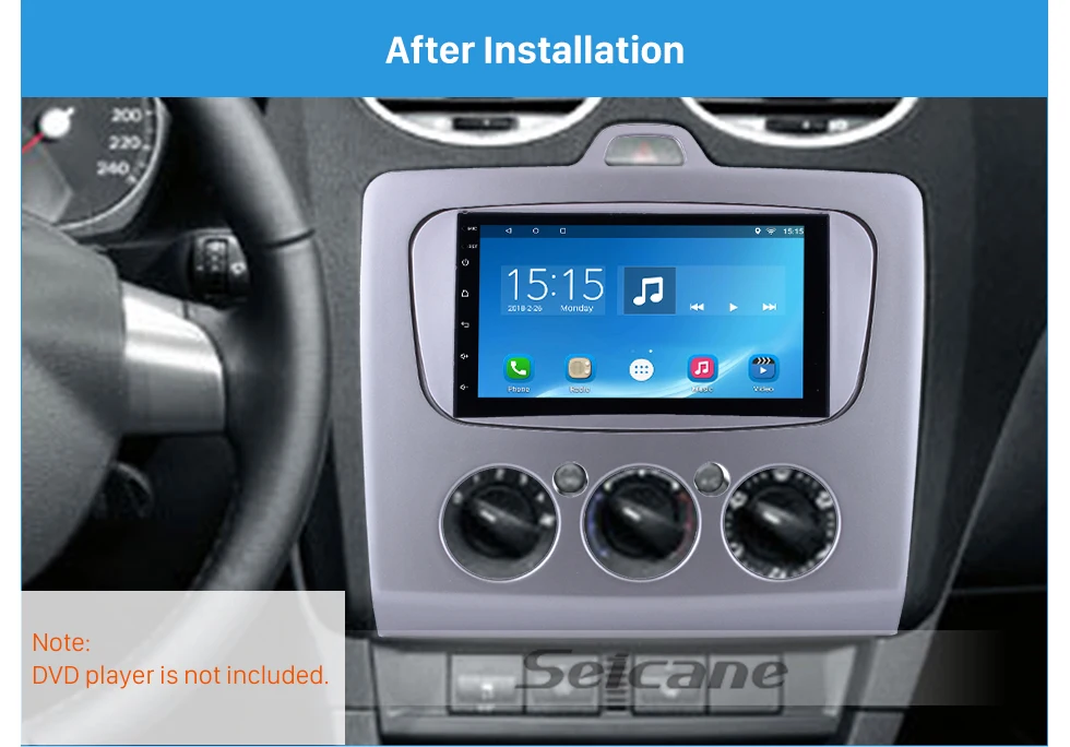 Seicane 2 Din панель пластина и установка рамка Dash монтажный комплект автомобиля радио фасции для 2004-2011 Ford Focus 173*98/178*100/178*102 мм