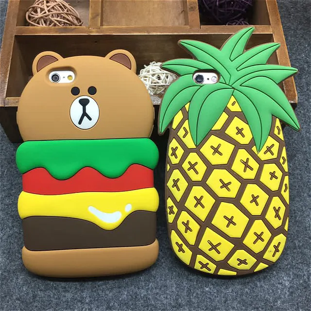 coque iphone 6 hamburger silicone