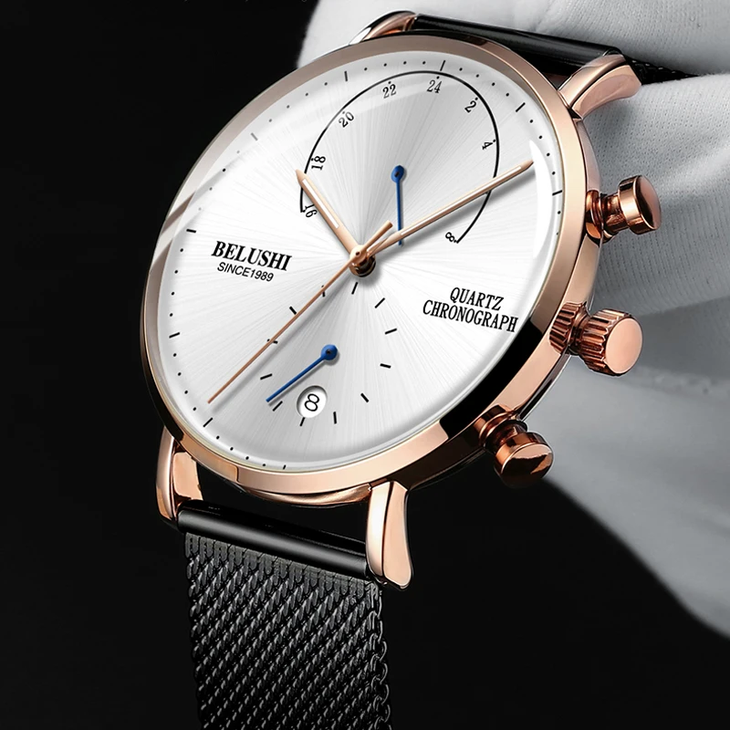 

2019NEW relogio masculino watches Top Brand Luxury Chronograph Quartz Watch Waterproof Date Watch Fashion Male Wrist Watch Clock