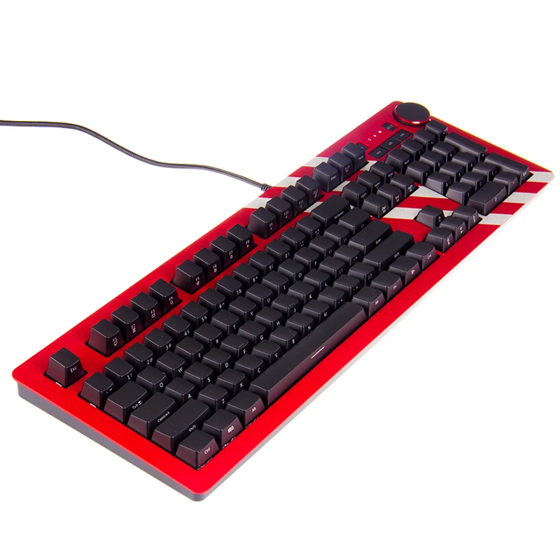 Игровая клавиатура Ajazz AK60 RGB серебристый и синий переключатель 110 клавиш