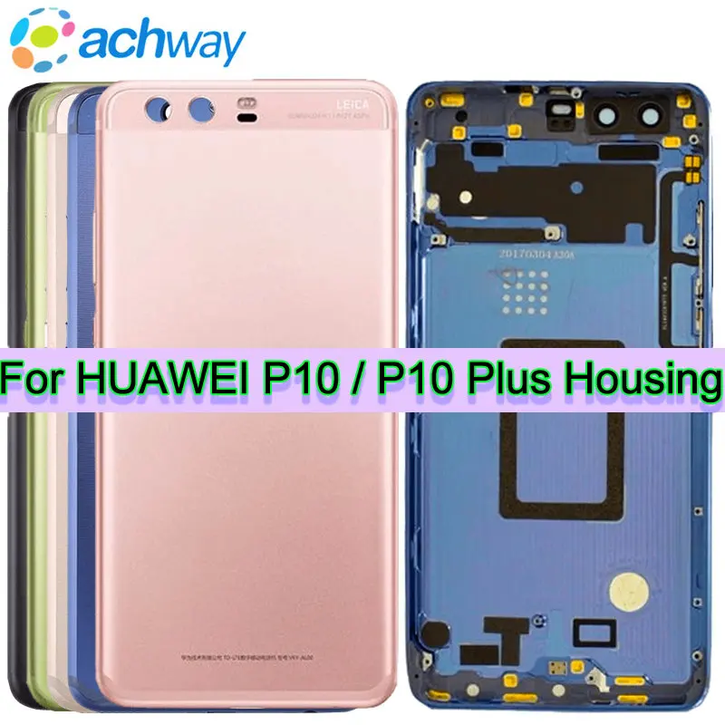 Задняя крышка для Huawei P10 Plus Крышка батарейного отсека задняя корпуса средняя