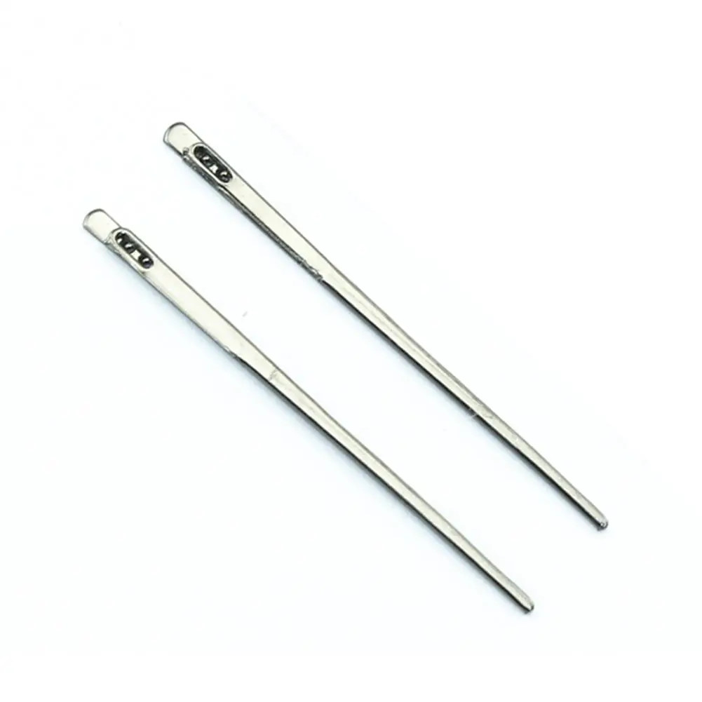 

2PCS Double Hole Professional Sewing DIY Home Manual Durable Handwork Leather Knitting Needle Stable Tool Craft Small Rope Lace