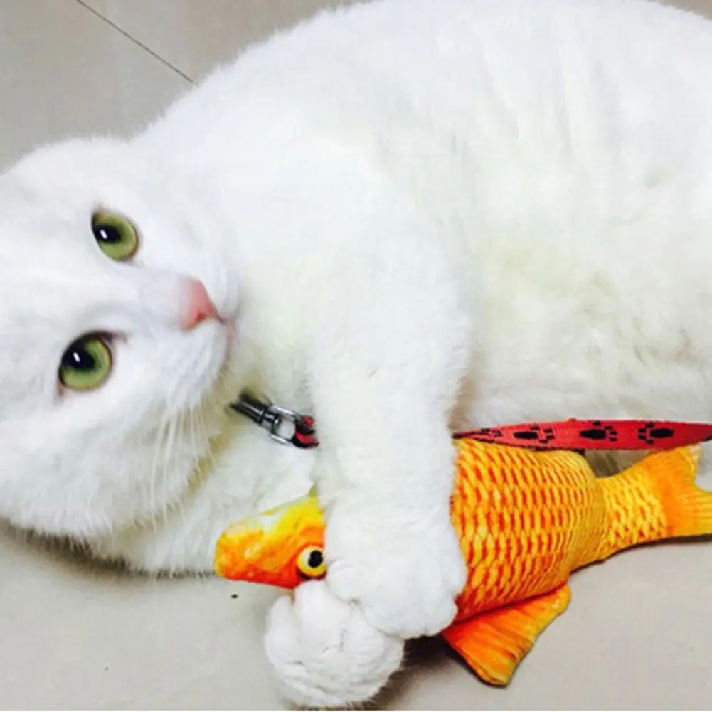 Совершенно новый забавный для домашнего питомца котенка кошки в форме рыбы мята