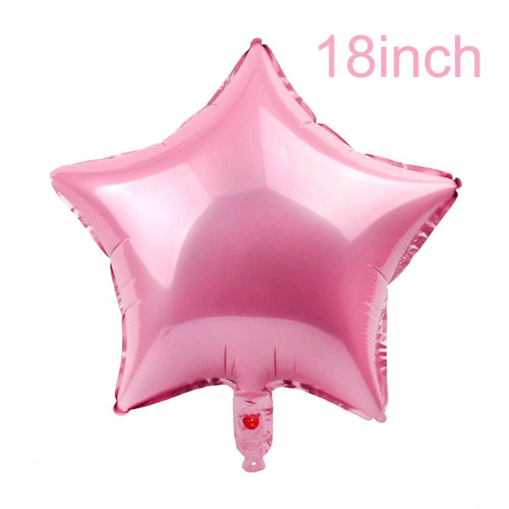 FENGRIS-Babyshower-Balloon-18inch-Pink-White-Sliver-Star-Helium-Foil-Balloons-1st-Birthday-Decor-Baby-Shower