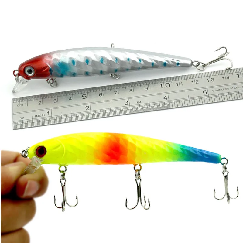 HENGJIA lifelike wobblers minnow fishing lures artificial hard baits crankbaits trout catfish