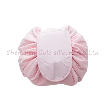 

Large Capacity Quick Drawstring Makeup Jewelry Storage Bag Travel Cosmetic Toiletry Organizer Case with Strap 60pcs