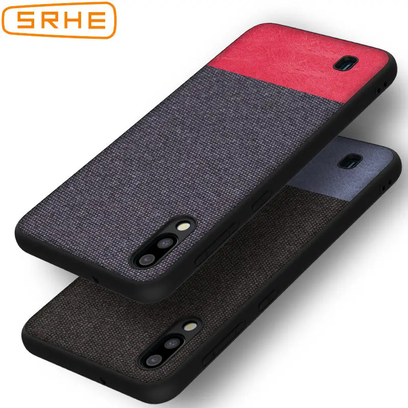 SRHE чехол для Samsung Galaxy M10 винтажный тканевый Мягкий силиконовый SM-M105F M105 |
