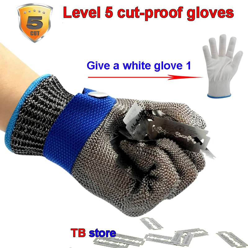 Level 5 cut proof gloves 361L steel wire preparation Metal cut proof