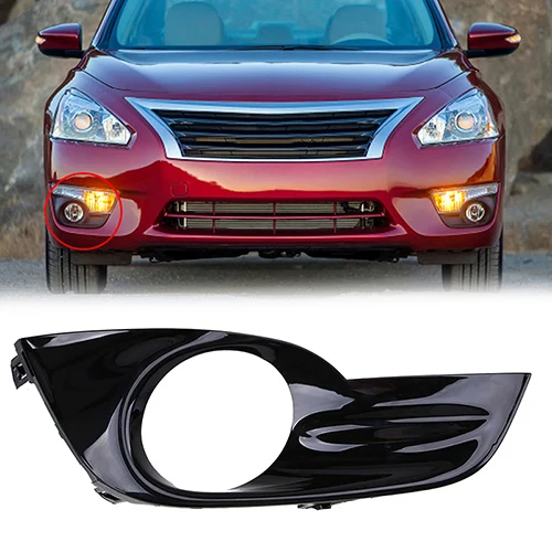 Posbay черная дыра решетка противотуманный светильник решетка крышка для Nissan Altima/Teana L33 Pre-facelift 2012 2013 авто боковые части - Цвет: 1 Pcs Right