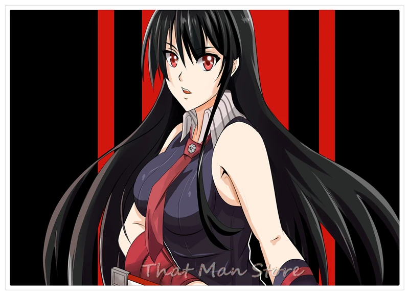 Akame ga KILL! Плакат с прозрачным изображением настенные наклейки украшение для дома