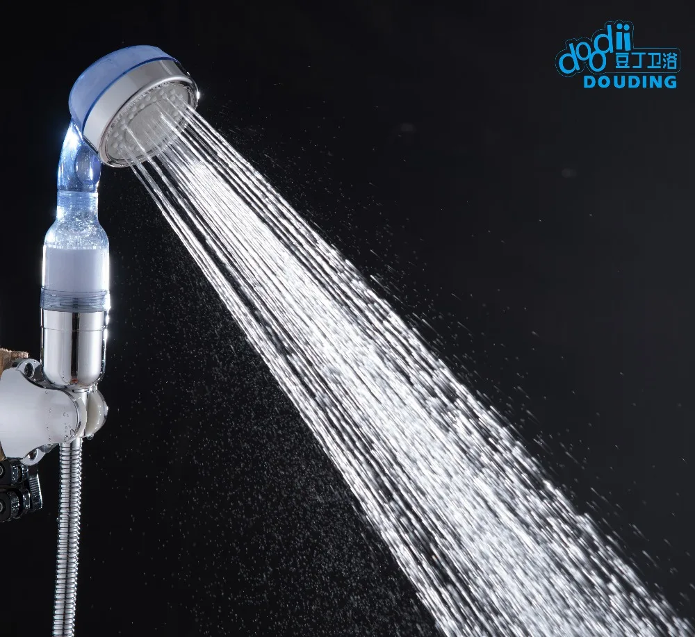 Doodii Bathroom Water Therapy Shower Anion Spa Shower Head Water Saving Rainfall Shower Filter