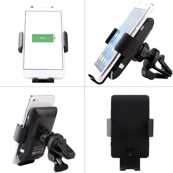 

Car Wireless Charger For iPhone Xs Max X Samsung S10 S9 Intelligent with Voice Function Fast Wirless Charging Car Phone Holder