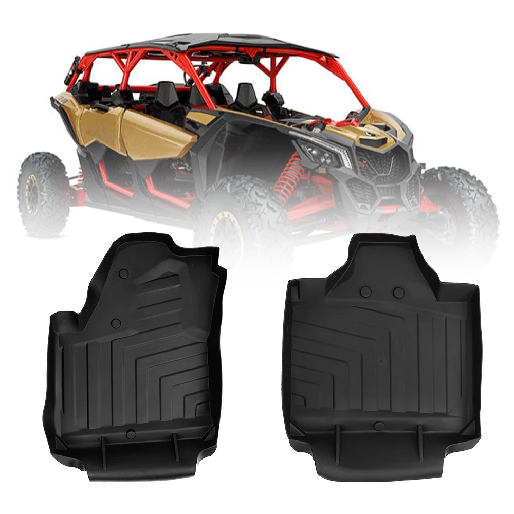 

1 Set UTV Car Floor Front Mats Linerzs For CAN AM MAVERICK X3 2017 2018 2019