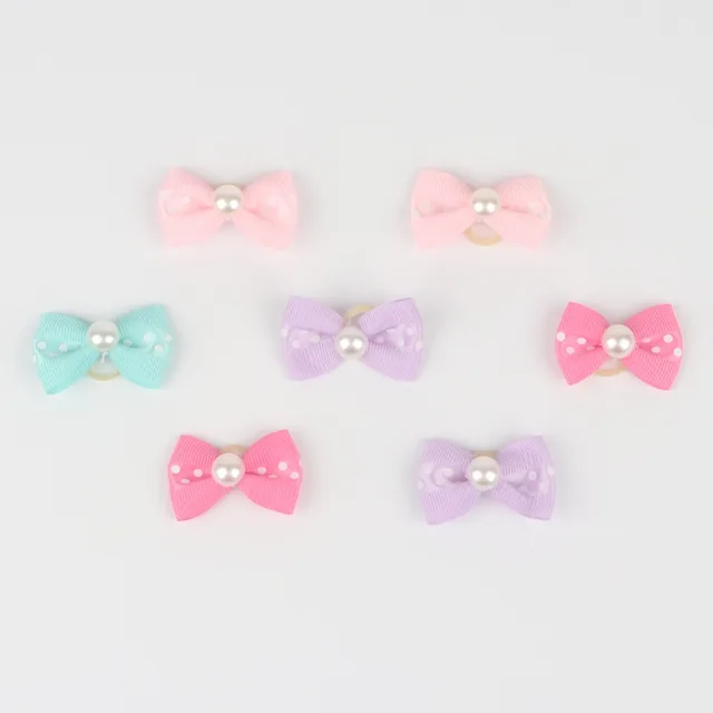 Small Dogs Grooming Bows Hair Yorkshire Accessories For Pets Supplies Hair Clips Grooming Table Bows honden strikjes animaux 2