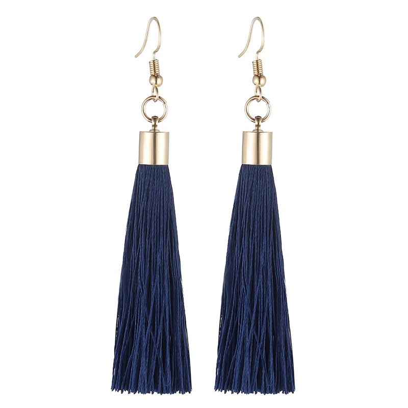 Dangle Earrings LOVBEAFAS Fringe Tassel Earrings For Women Gold Color Vintage Long Drop Dangle Earrings Fashion Wedding Jewelry Party Gift