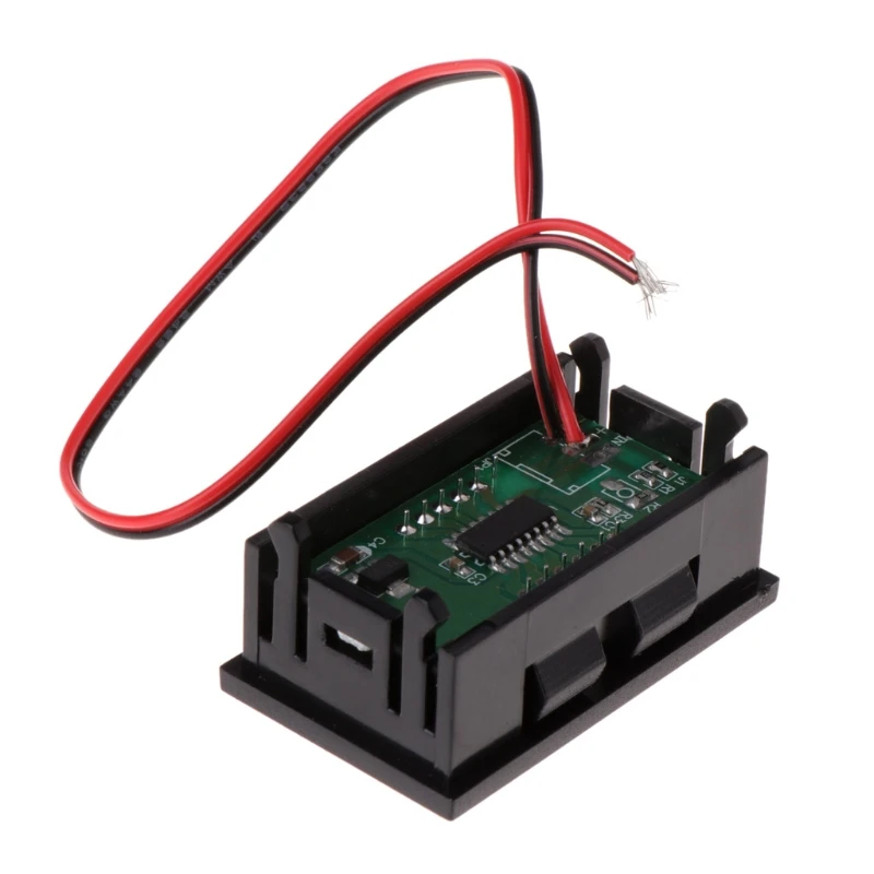 DC 4,5 V-30 V Цифровой вольтметр 0,5" светодиодный 2-провода Напряжение вольтметр Панель датчик