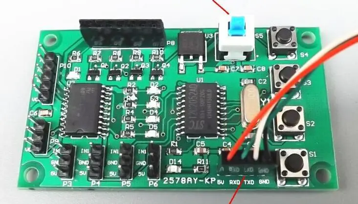 Новинка 5V -24V микро-программируемые 4 этап 5 провод линия шаговый мотор драйвер