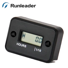 10 шт./партия) Runleader HM006A водонепроницаемый гоночный ЖК-счетчик часов для мотоциклов, морских, грязевых велосипедов и струйных лыж