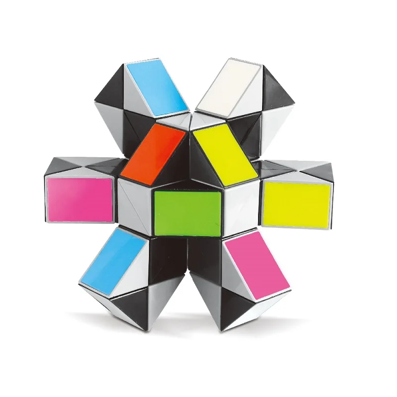 

YuXin 3D Magic Ruler Cube 48 Segments Cubo Magico Snake Twist Puzzle Kid Educational Toys for Children