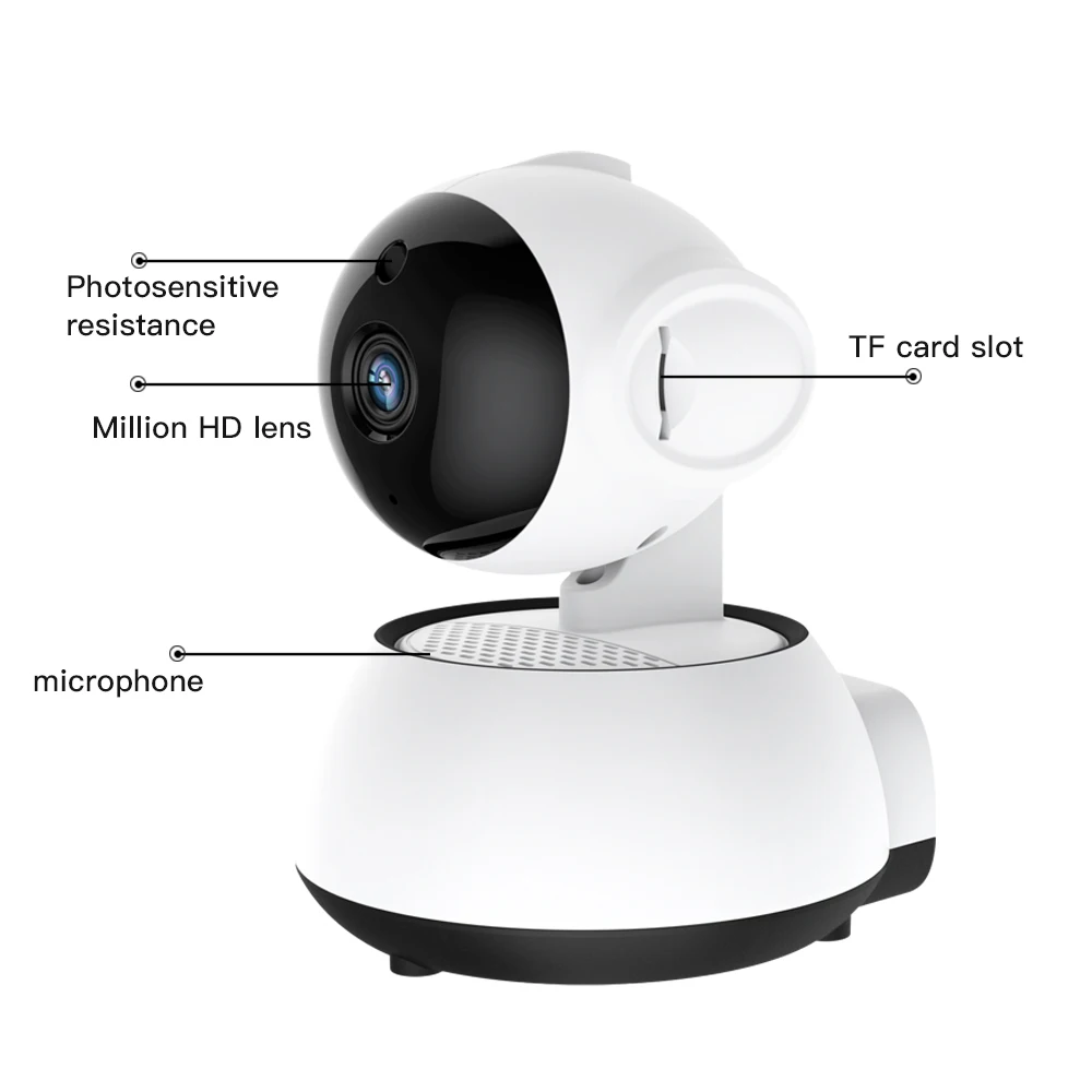 Беспроводная IP камера видеонаблюдения 1080P 720P с функцией ночного видения|Камеры