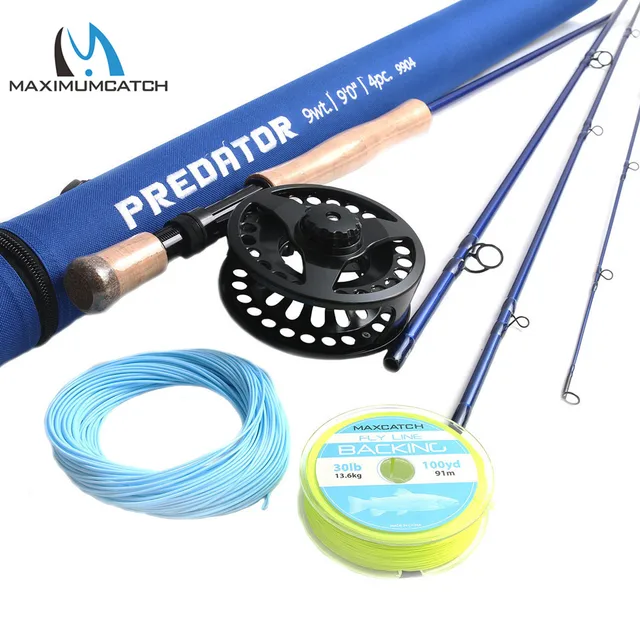 Cheap Maximumcatch 9FT Saltwater Fly Rod 8-10wt 4pcs 30T SK Carbon Fiber Fly Fishing Rod with 9/10wt Fly reel&Line Combo Cheap Maximumcatch 9FT Saltwater Fly Rod 8-10wt 4pcs 30T SK Carbon Fiber Fly Fishing Rod with 9/10wt Fly reel&Line Combo