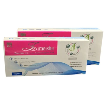 

20Pcs Zimeishu Medical Pads Anion Sanitary Health Care Personal Care Chinese Herbs Silver-Ion Panty Liner Napkin Pads Female