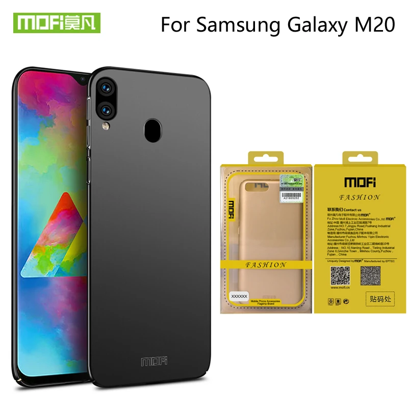Для samsung Galaxy M20 чехол оригинальный для задней крышки, твердый PC Полный защитных чехлов телефон MOFi для samsung Galaxy M20 чехол